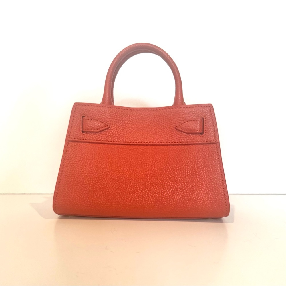 Veronica Beard Mini Dash Bag in Persimmon Orange - Picture 4 of 12